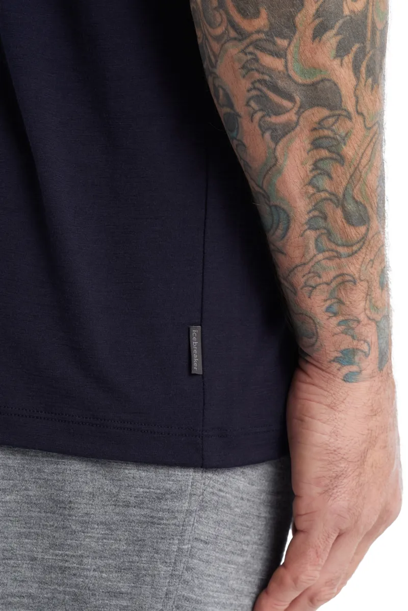 Icebreaker Mens Tech Lite II Short Sleeved Tee - Midnight Navy-6